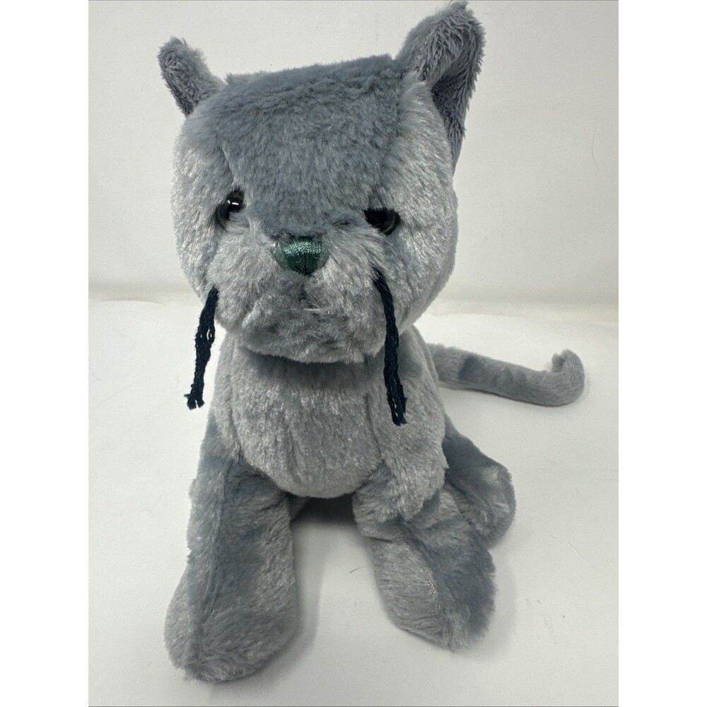 Ganz Webkinz Charcoal Cat HM152 Gray Kitty Plush Stuffed Animal No Code
